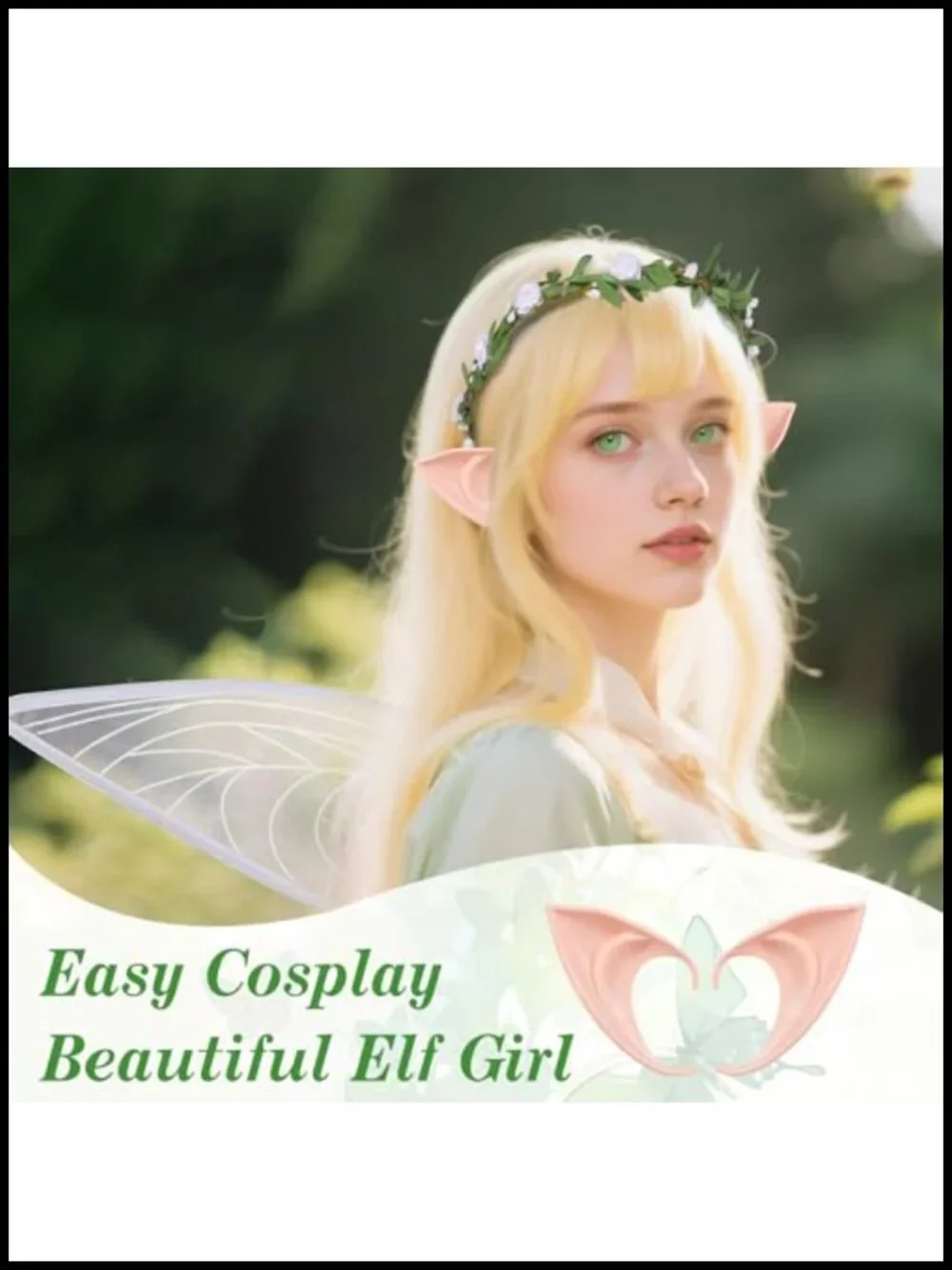 Fairy Wings Butterfly Costume Accessory Halloween Dress Up Lightweight